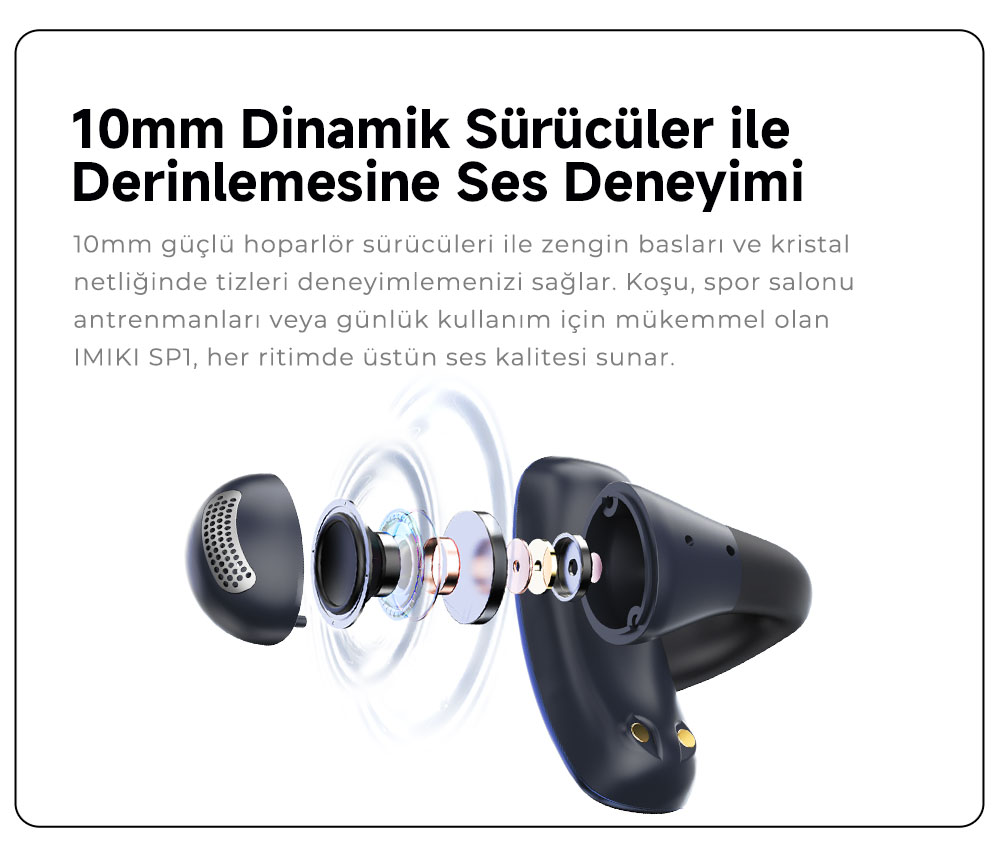 imiki sp1 bluetooth kulak içi kulaklık