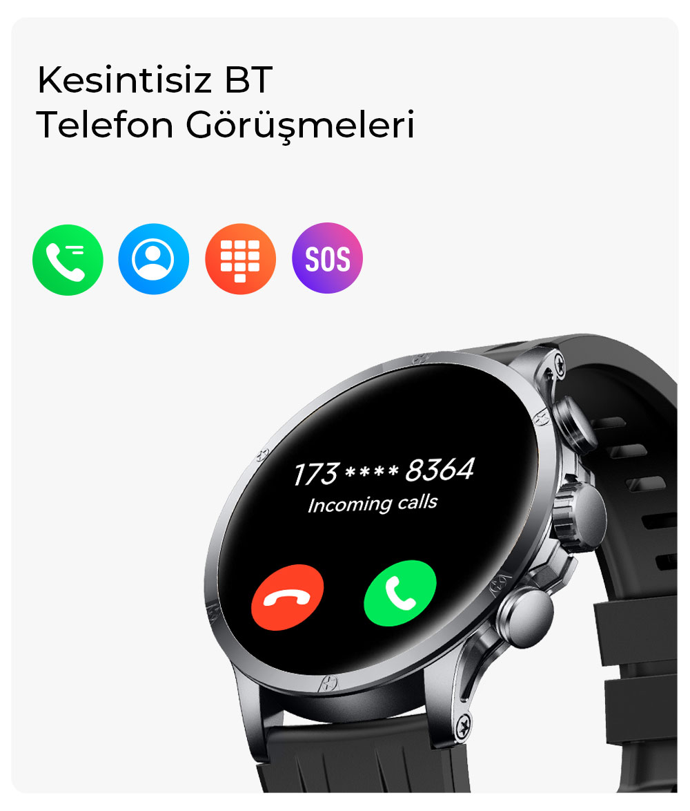 imiki xplorer pro bluetooth aramalı akıllı saat