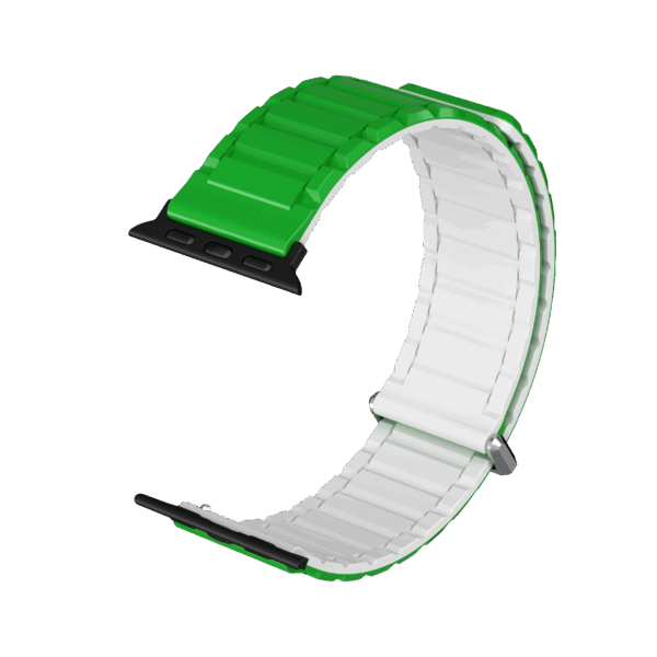 1.2695 Benetton Çift Desenli Akıllı Saat Manyetik Kordon (Ayarlanabilir Magnetik Kayış)