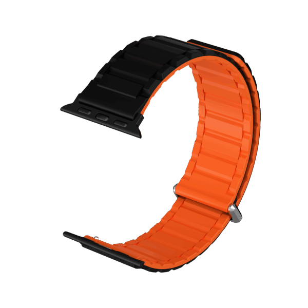 1.2699 Benetton Çift Desenli Akıllı Saat Manyetik Kordon (Ayarlanabilir Magnetik Kayış)